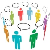 123rf.comGroup Speak - Social Network Media People Talk Together In