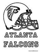 Atlanta Falcons Coloring Pages