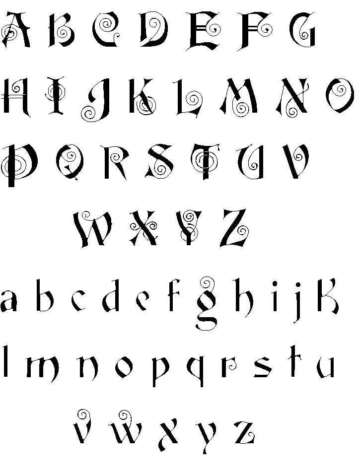 Cursive Letter Tattoo