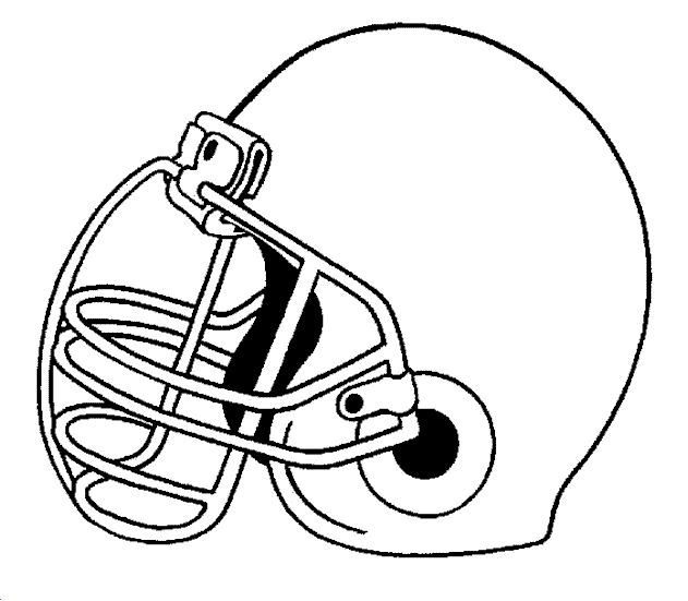 Football Helmet Coloring Pages