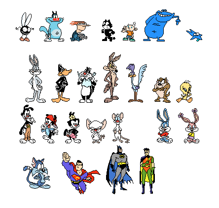 cartoon character icons 03 by