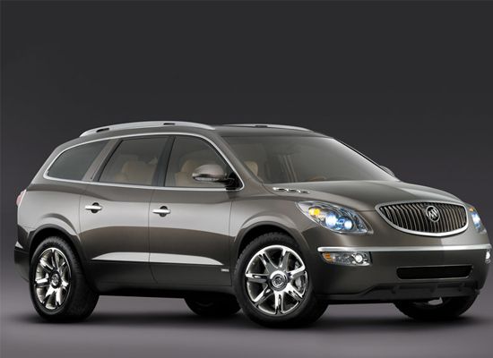 2008 Buick Enclave white