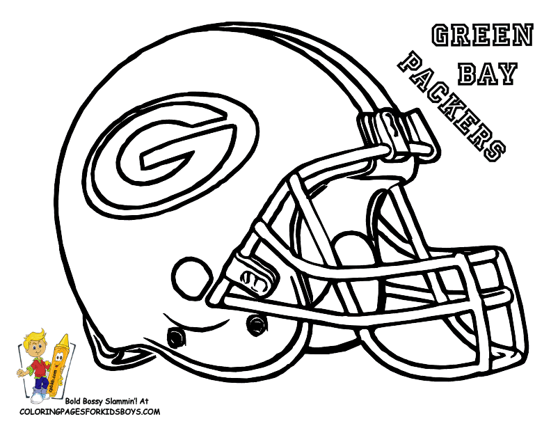 Free Football Coloring Page #2