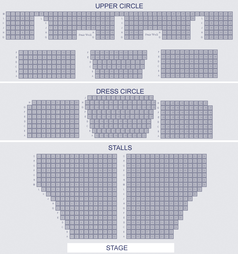 adelphi theatre seating plan
