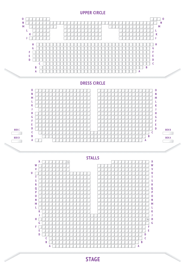 Adelphi Theatre Seating Plan
