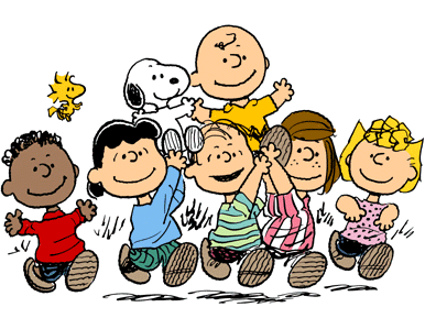 Peanuts cartoon characters are